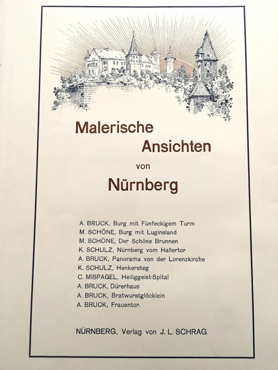 Nuremberg Lithograph Portfolio (bruck, Mispagel, Schöne, Schulz)-photo-3