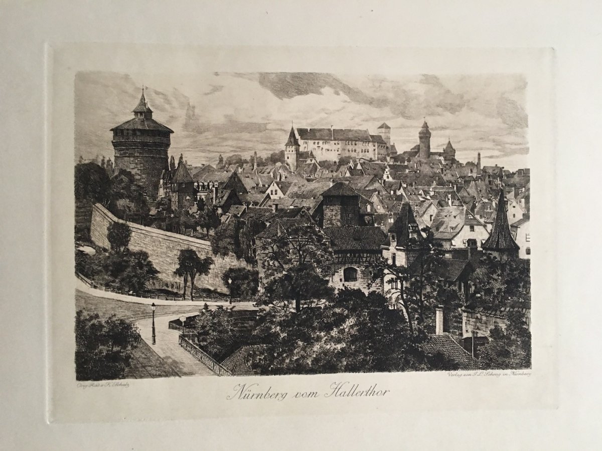 Nuremberg Lithograph Portfolio (bruck, Mispagel, Schöne, Schulz)-photo-4