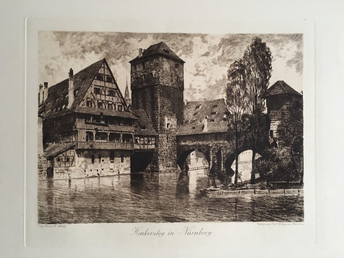 Nuremberg Lithograph Portfolio (bruck, Mispagel, Schöne, Schulz)-photo-3