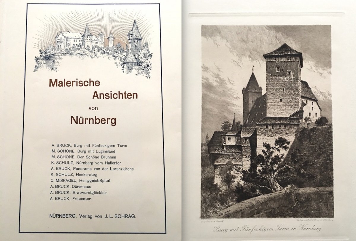 Nuremberg Lithograph Portfolio (bruck, Mispagel, Schöne, Schulz)