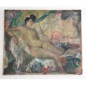 Reclining Nude, France Around 1920