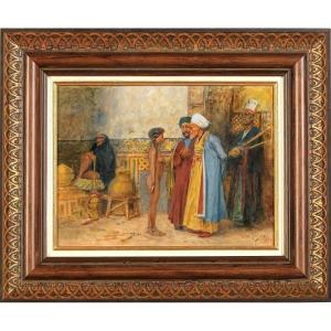 Tableau Orientale Par Wilda, 1904