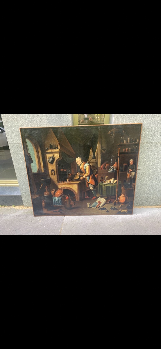 Peinture atelier alchimiste 