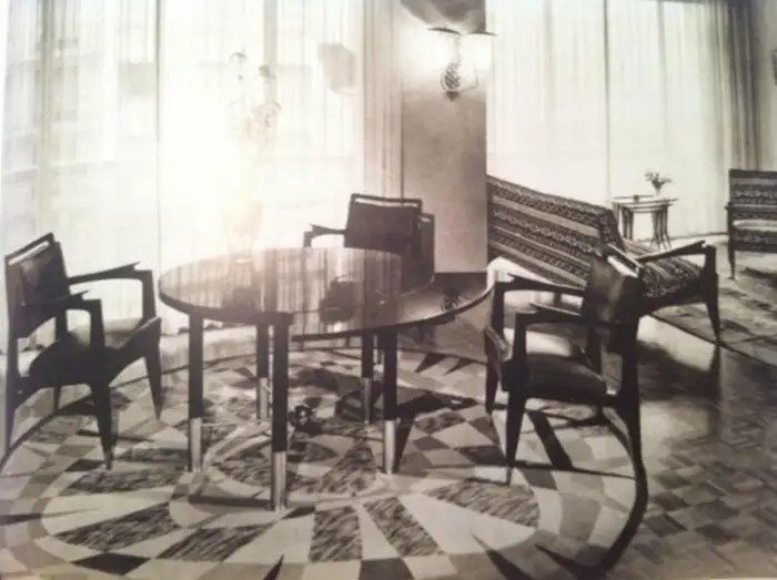 Suite De Tables Gigognes De Raphaël Raffel – Merisier – Ca 1955-photo-1