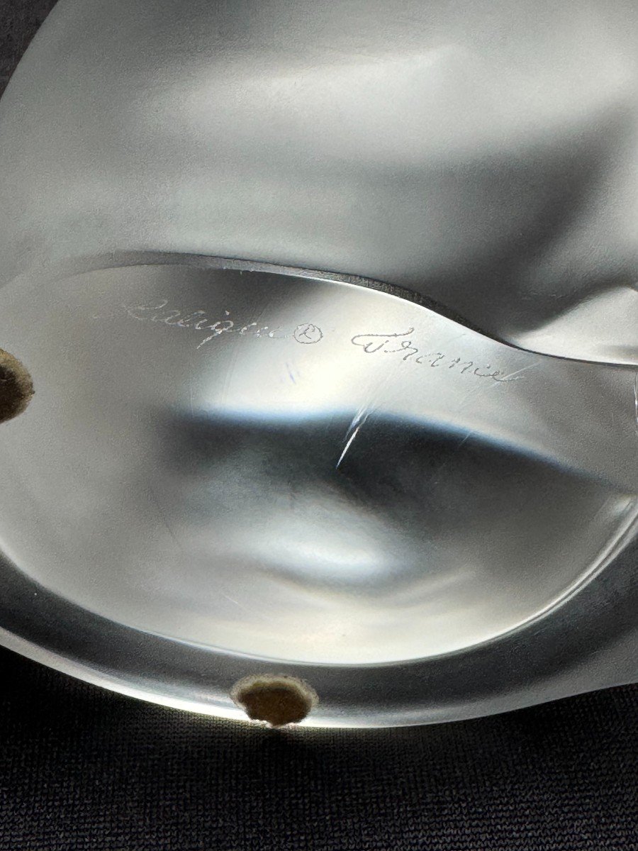 Crystal Lion By Lalique France-photo-1