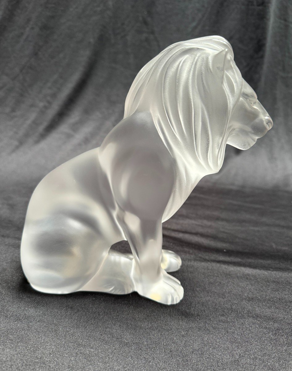 Crystal Lion By Lalique France