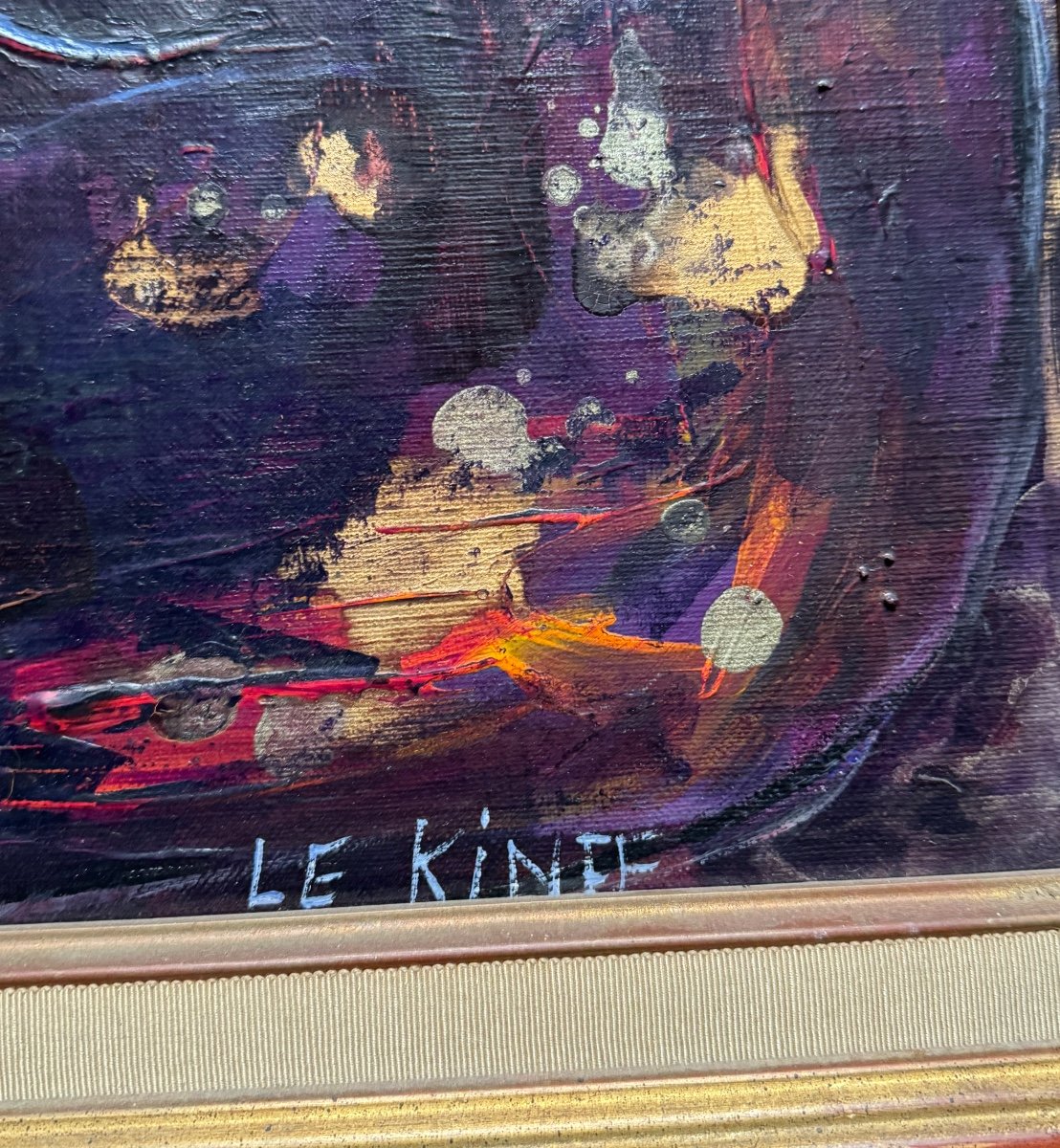 Linda Le Kinff (born 1949) Young Woman With Hat -photo-4