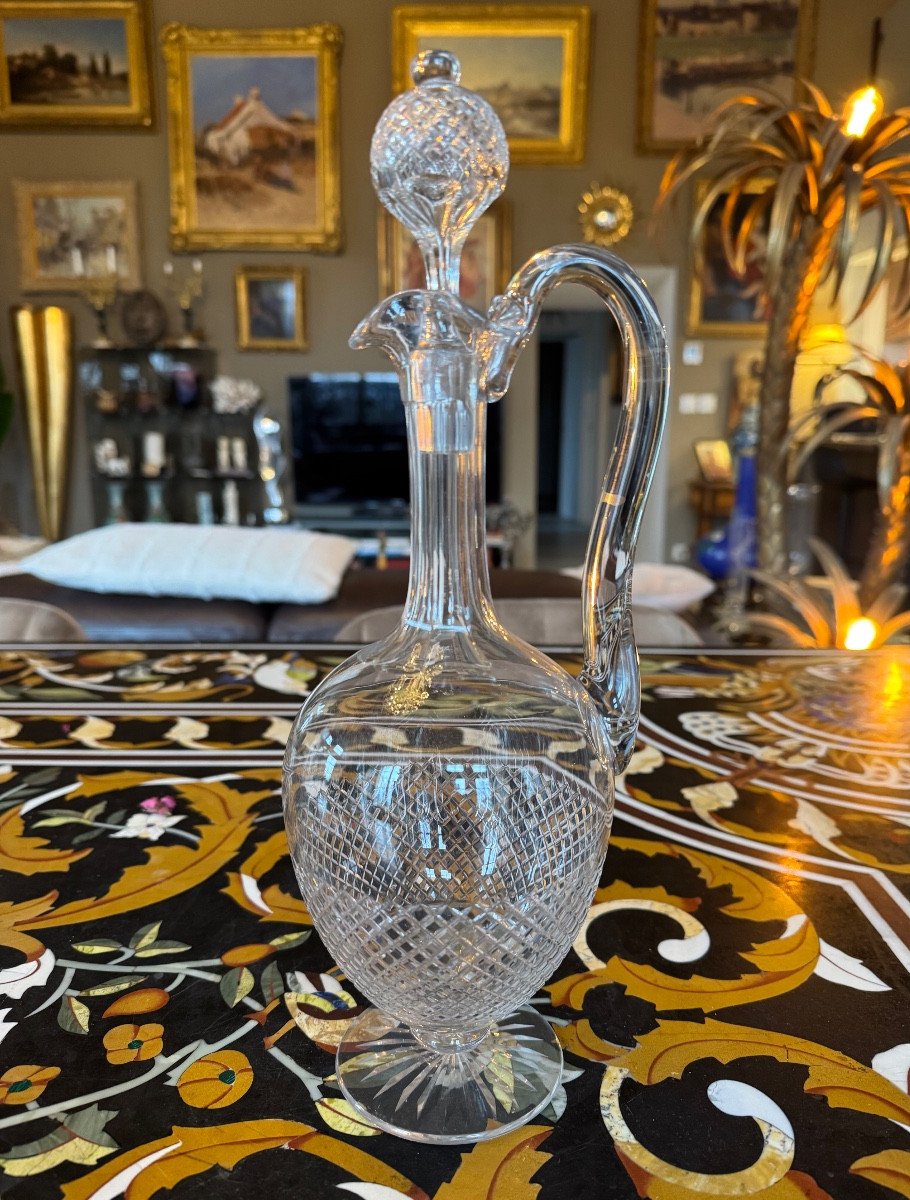 Aiguière En Cristal De Baccarat Du XIXème Siècle 