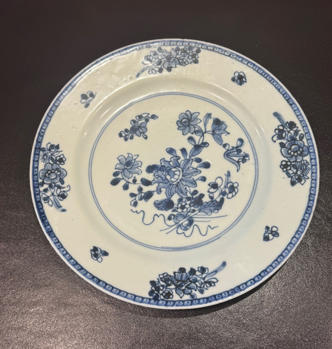 "18th Century Porcelain Plate From The East India Company"