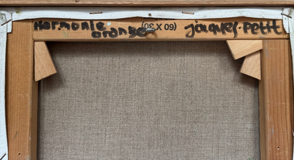 Jacques Petit (XXe siècle) – Harmonie orangée  -photo-4