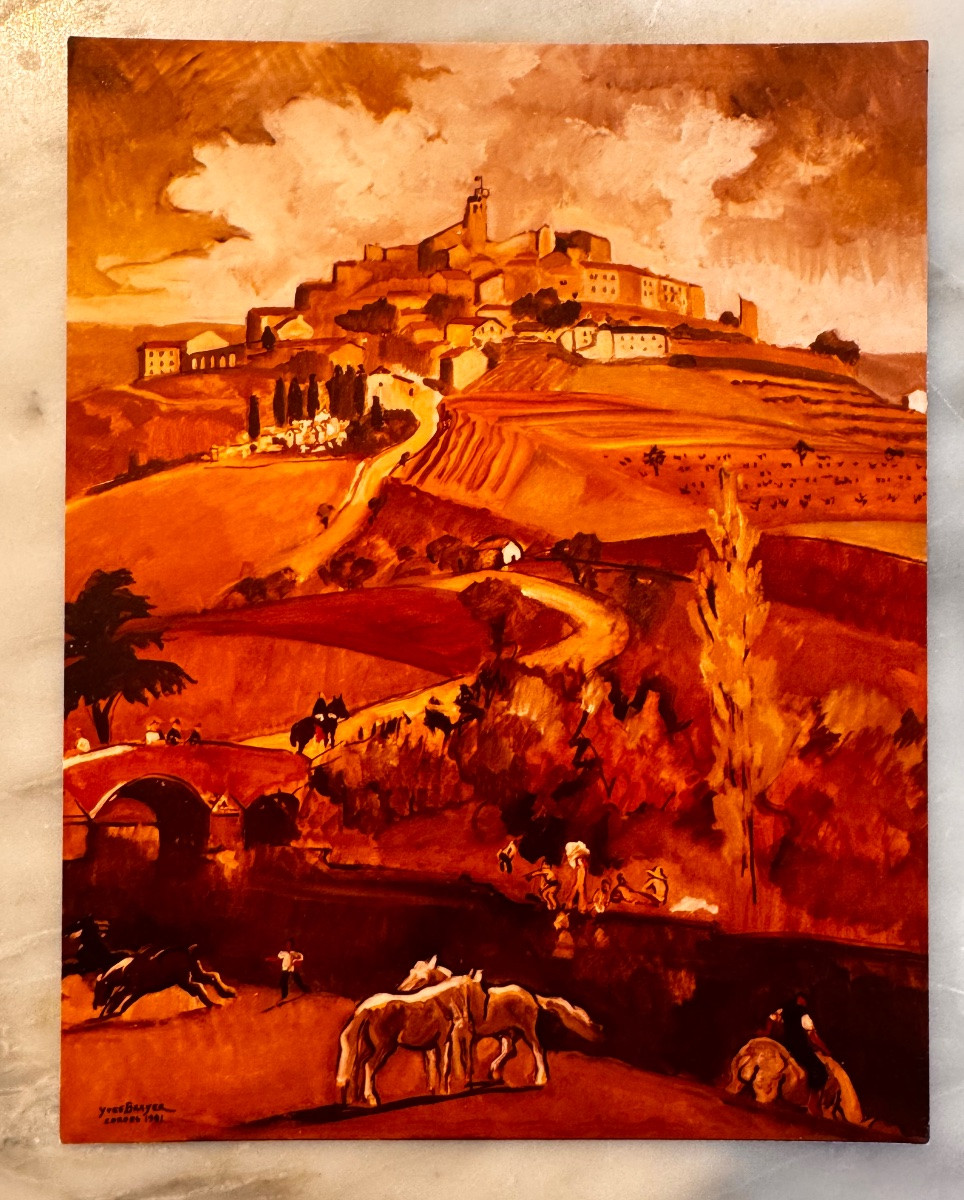 Yves Brayer (1907–1990) — Le Cérou à Cordes, 1941 Oil On Canvas, Signed Lower Left – -photo-8