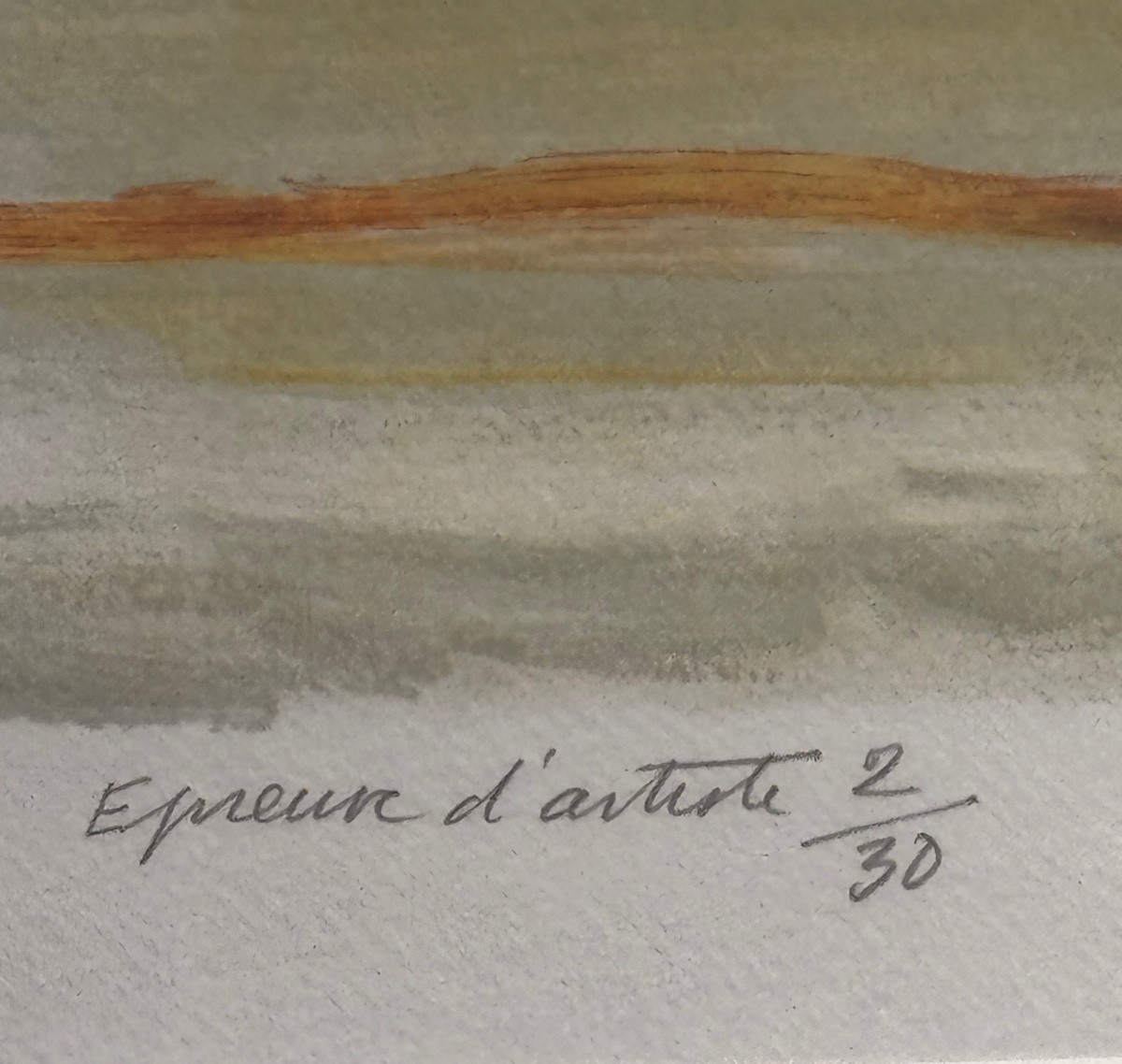 Yves Brayer (1907–1990) – Le Bouquet, Original Lithograph, Artist's Proof No. 2/30  -photo-4