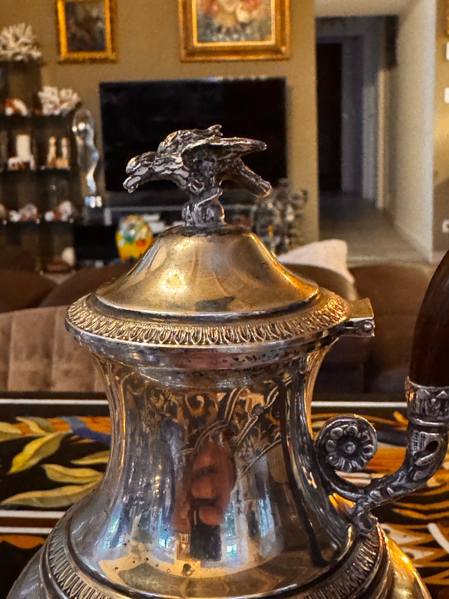 Service à thé et à café en argent – Style Empire, 19e siècle  -photo-3