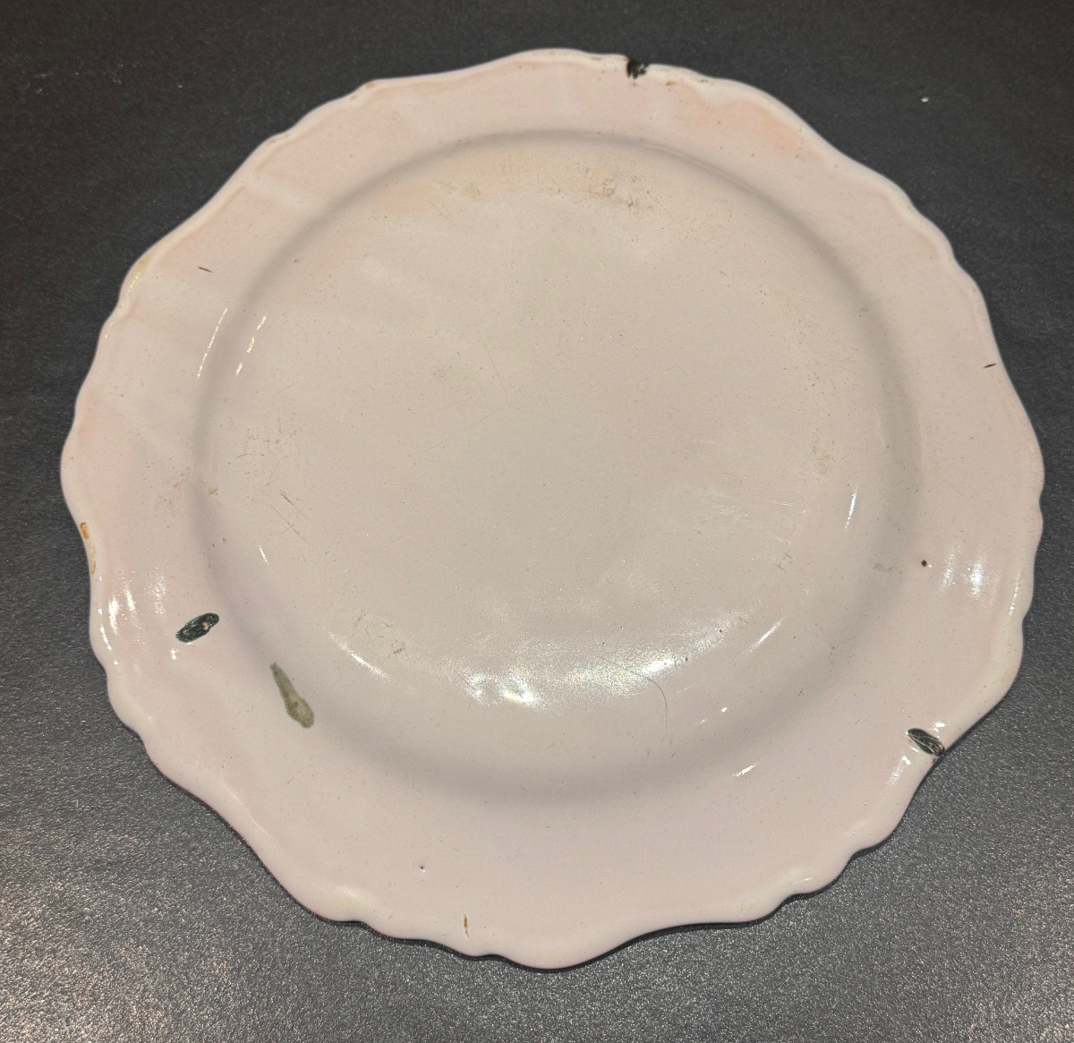 Assiette au décor chinois  Faïence de Marseille – Manufacture de la Veuve Perrin -photo-2