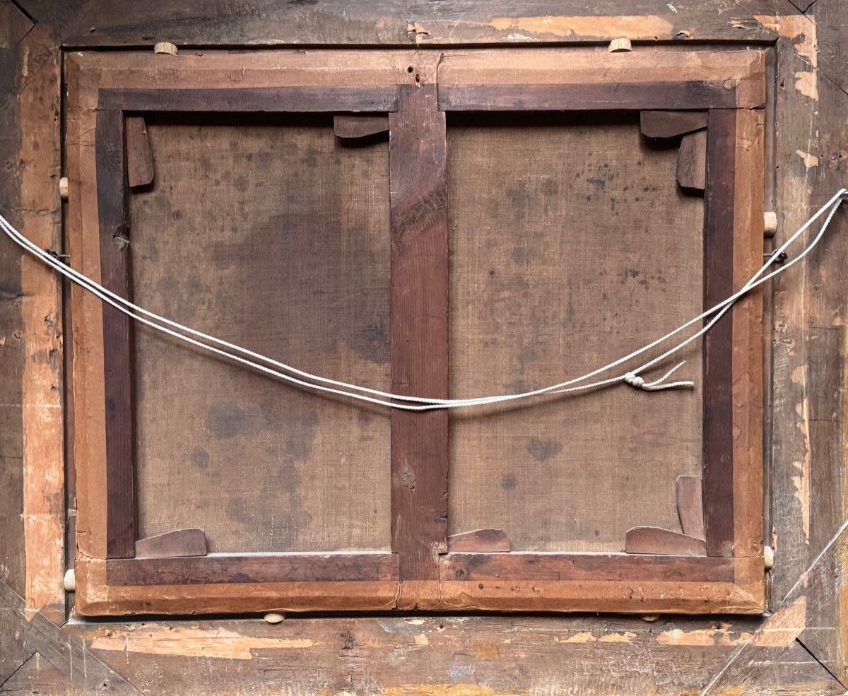 Lively Landscape With A Fox Hunt – Attributed To/follower Of Herman Van Swanevelt -photo-5