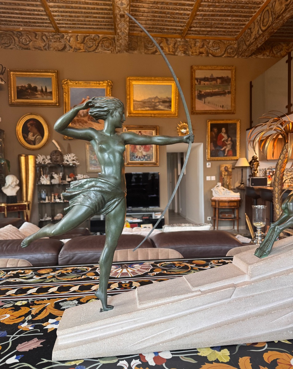 Jean Demarco Diane chasseresse à l’antilope Édition Max Le Verrier-photo-2