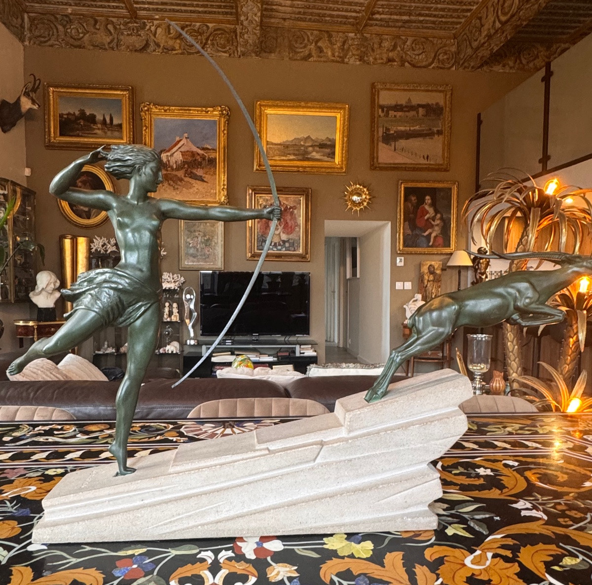 Jean Demarco Diane chasseresse à l’antilope Édition Max Le Verrier-photo-4