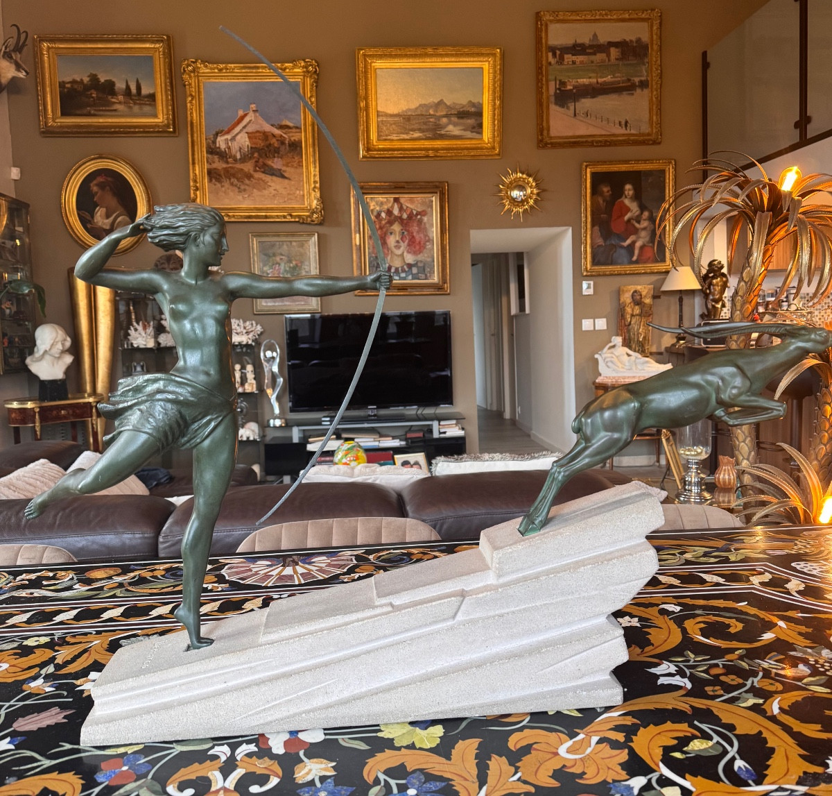 Jean Demarco Diane chasseresse à l’antilope Édition Max Le Verrier