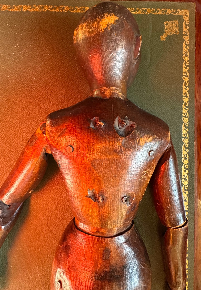 Mannequin d’artiste articulé Ayant appartenu au peintre Leon BRUNARD -photo-1