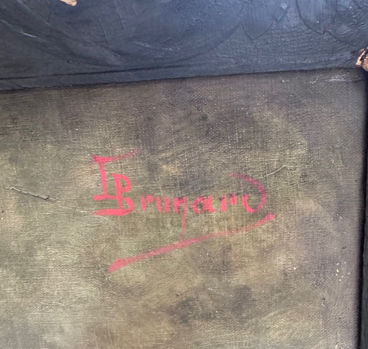 Large Female Portrait In An Interior – Lyon Salon 1910 -photo-1