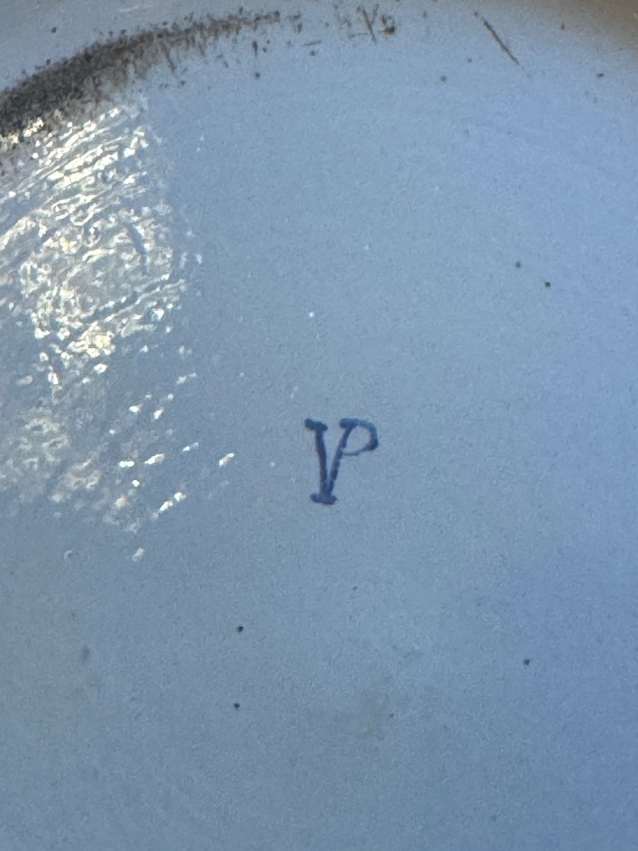 Earthenware Plate From Marseille – Veuve Perrin Factory – 18th Century  -photo-2