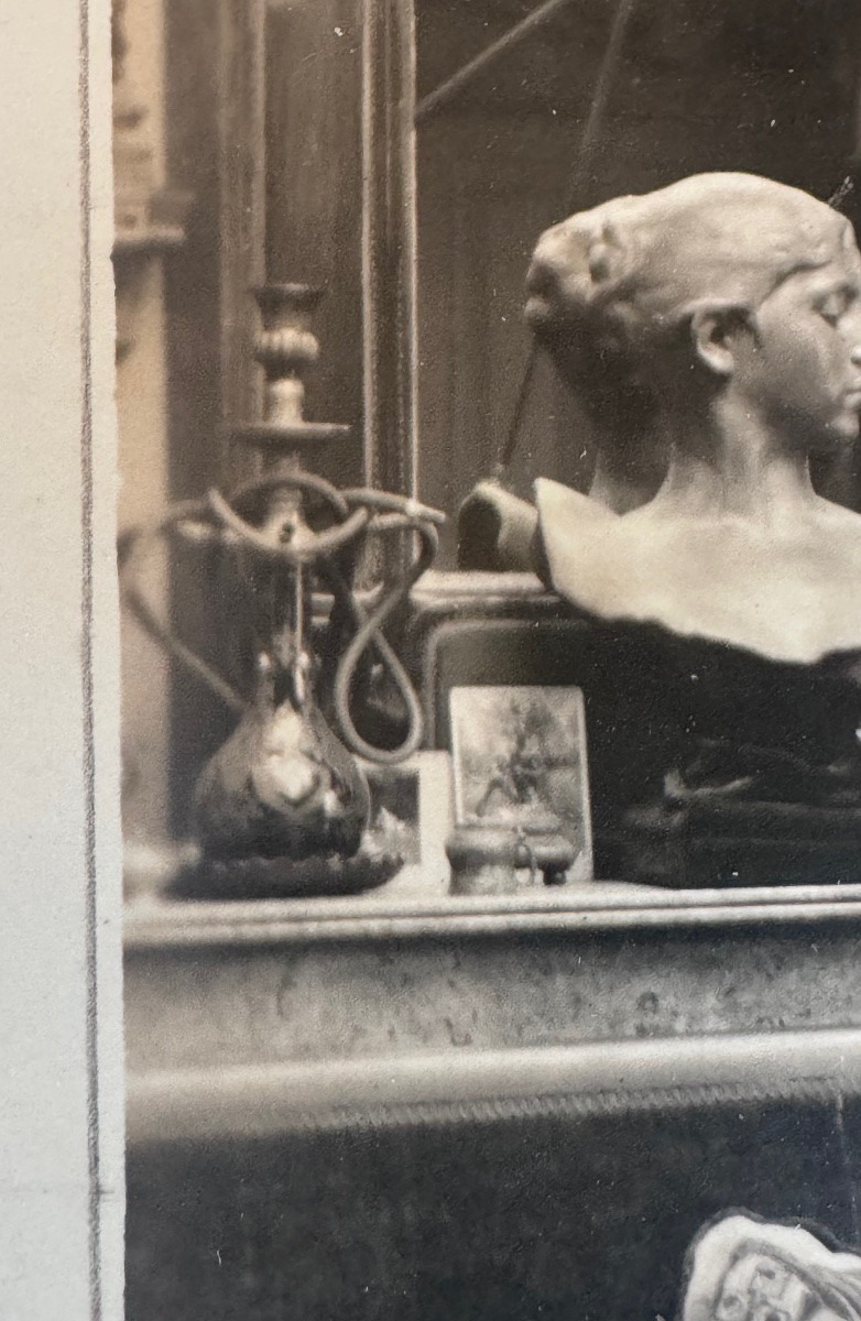 Bohemian Enameled Glass Column Hookah – 19th Century. Provenance: Painter's Workshop -photo-7