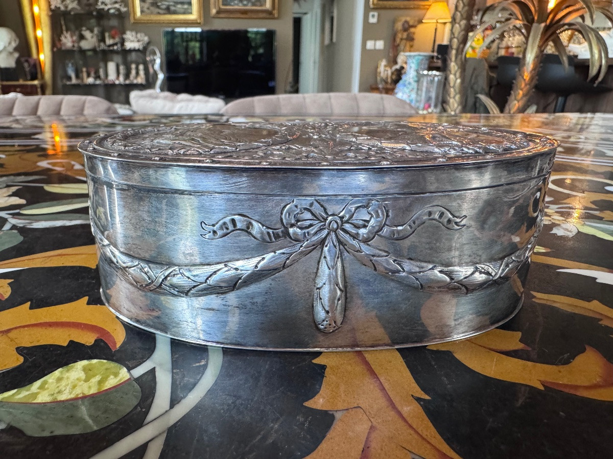 19th Century Box In Sterling Silver-photo-3