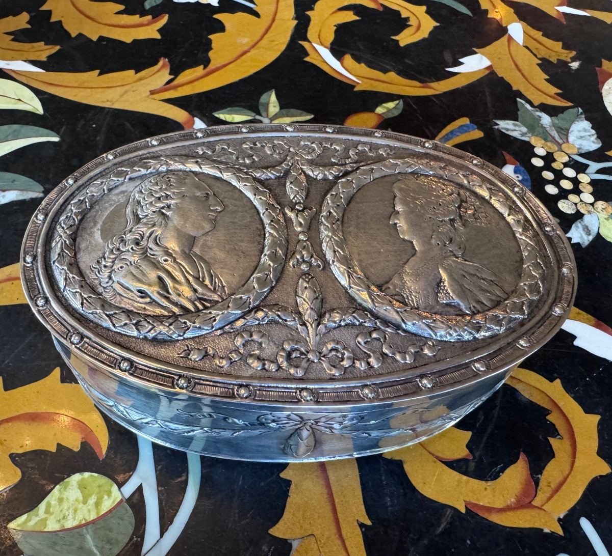 19th Century Box In Sterling Silver