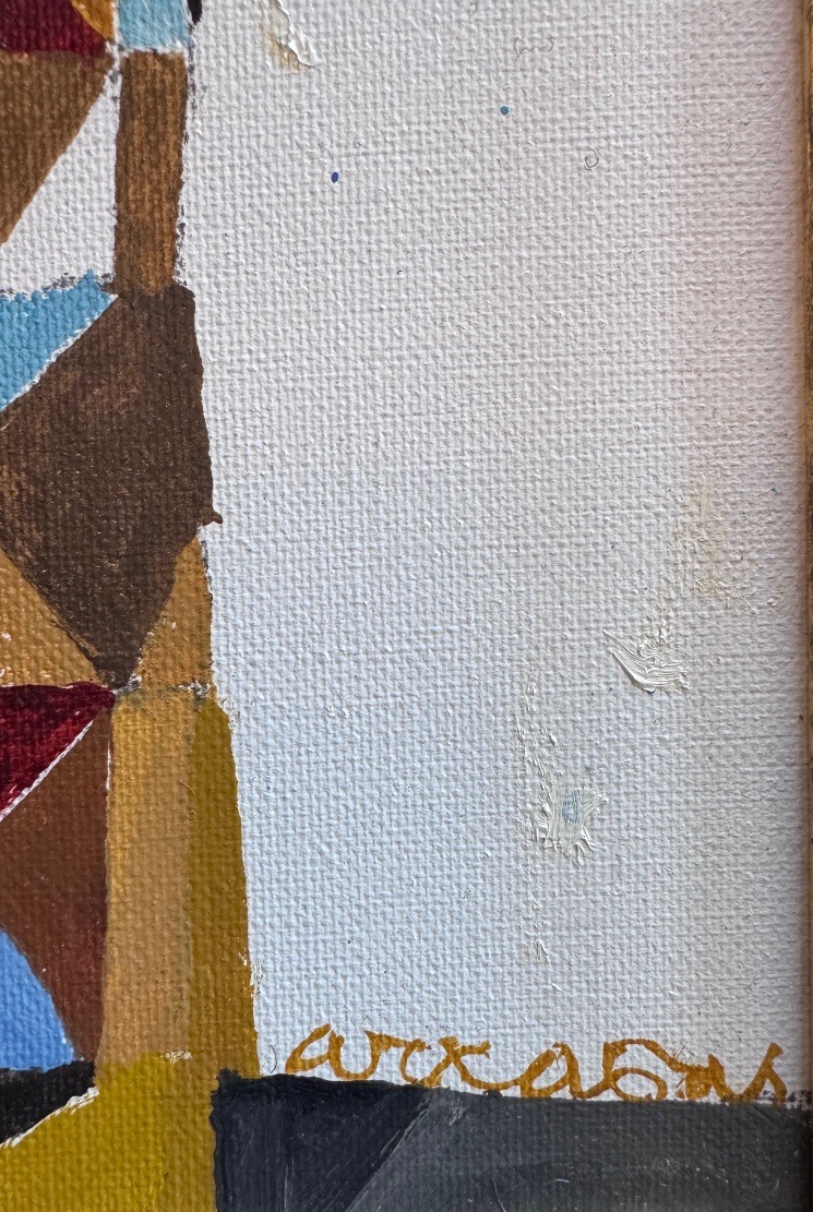Jean-Marie PIROT dit ARCABAS (1926-2018)« Vase nostalgique »  Huile sur toile -photo-3