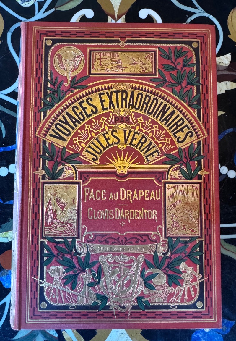 Jules Verne – *face Au Drapeau* & Clovis Dardentor – Hetzel Collection – Polychrome Hardcover 