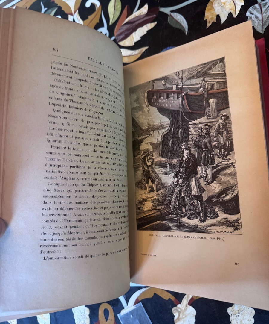 Jules Verne – Famille-Sans-Nom – Collection Hetzel – Cartonnage polychrome « à l’éléphant » -photo-2