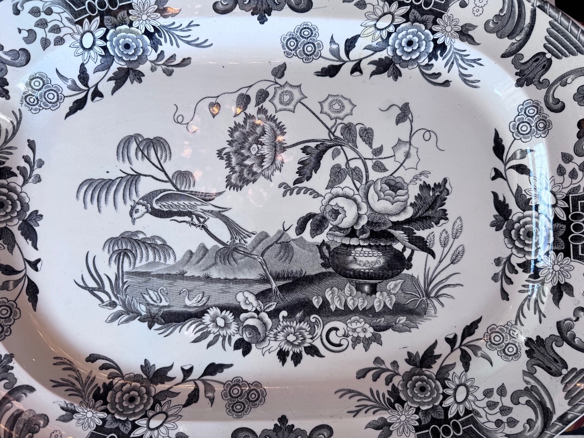 Large Plate In Fine English Earthenware – Copeland & Garrett, Late Spode – Circa 1835–1845  -photo-2