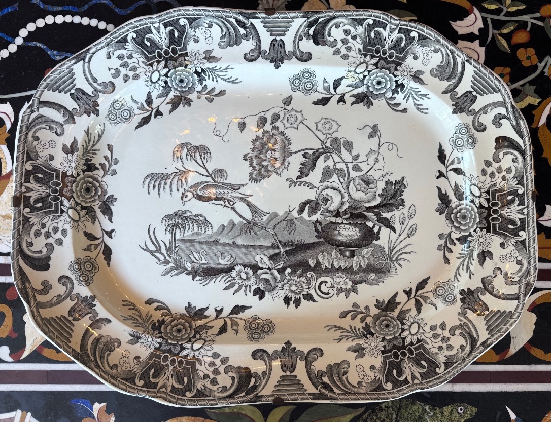 Large Plate In Fine English Earthenware – Copeland & Garrett, Late Spode – Circa 1835–1845  -photo-3
