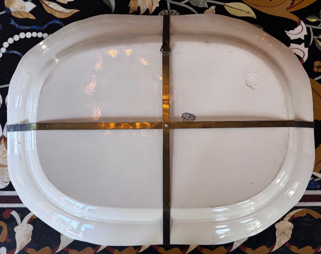 Large Plate In Fine English Earthenware – Copeland & Garrett, Late Spode – Circa 1835–1845  -photo-4