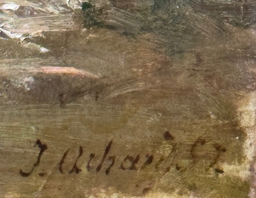 Jean ACHARD (Voreppe, 1807 – Grenoble, 1884)  Vieille ferme aux environs de Voreppe .-photo-4