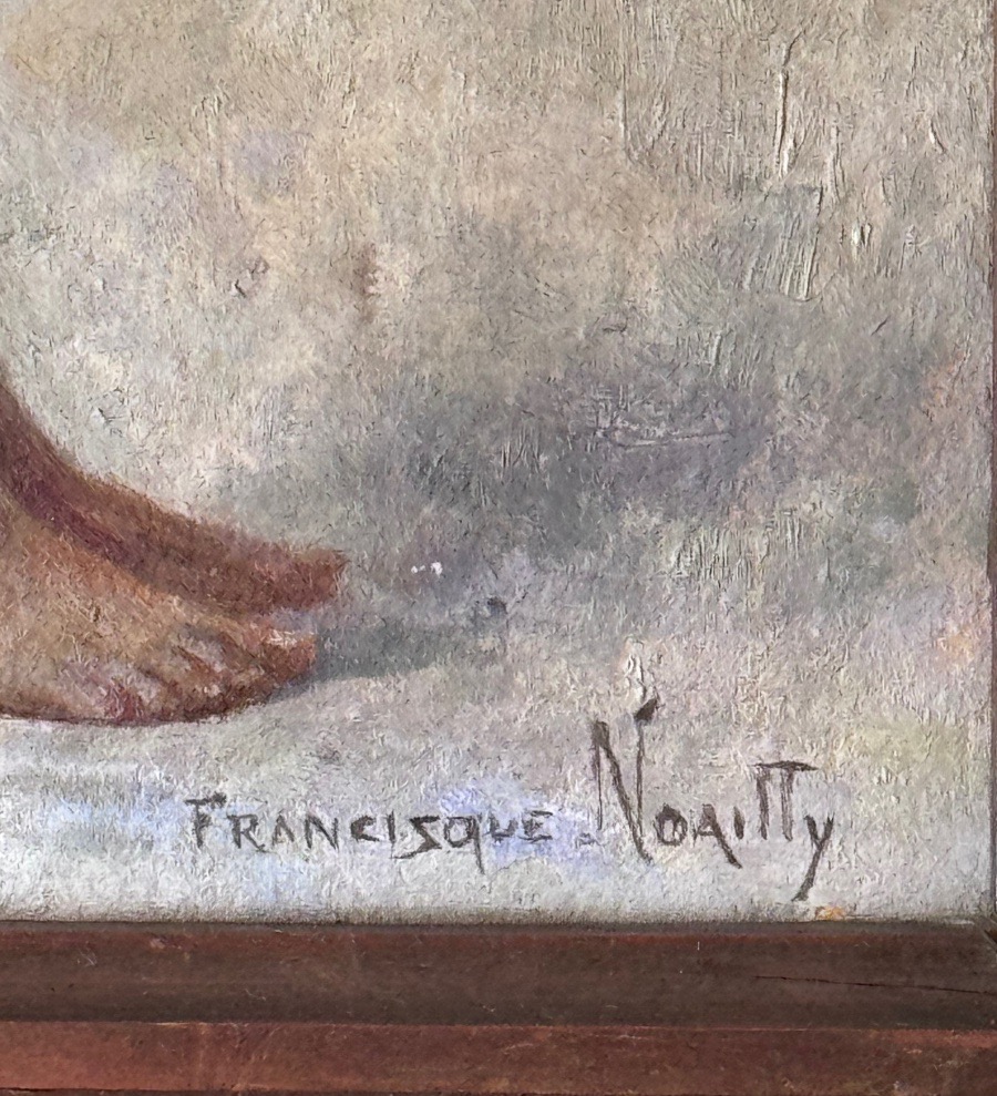 Francisque Noailly (1855–1942)  Young Shoe Shiner  A Scene From Algiers  Francisque Noaill-photo-3
