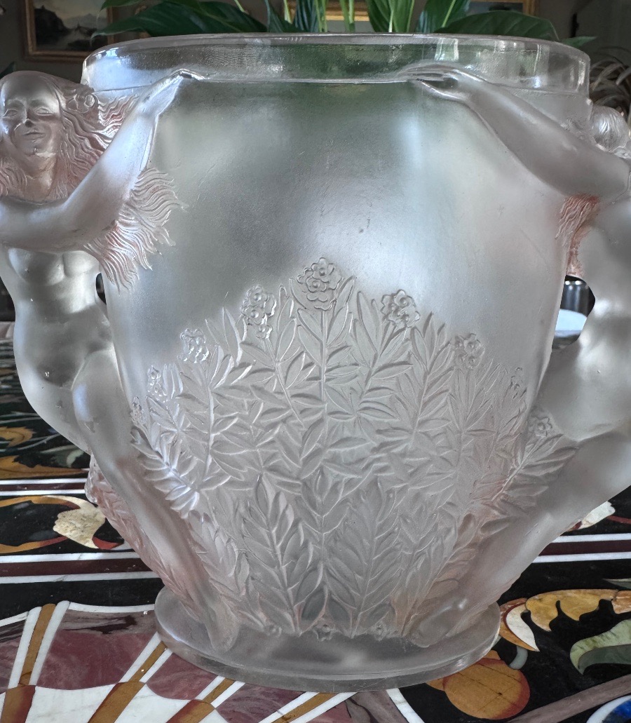 Marius-ernest Sabino – “aux Nymphes” Vase – 1929  .-photo-4