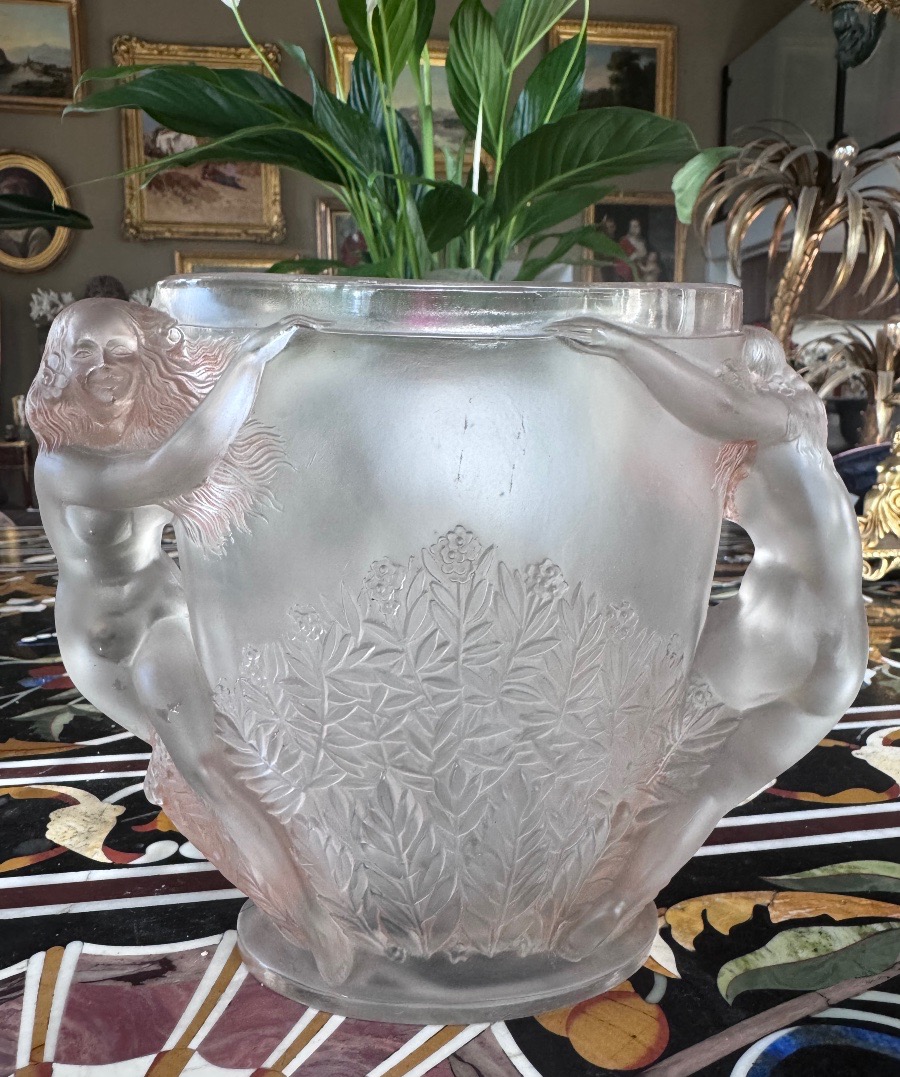 Marius-ernest Sabino – “aux Nymphes” Vase – 1929  .