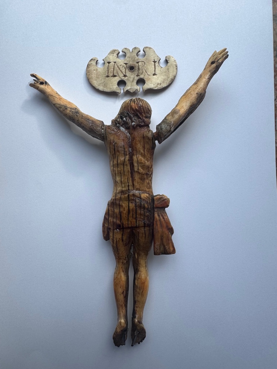 Carved Ivory Figure Of Christ – Indo-portuguese Work, Probably From Goa – Late 16th / Early 17th Century -photo-7