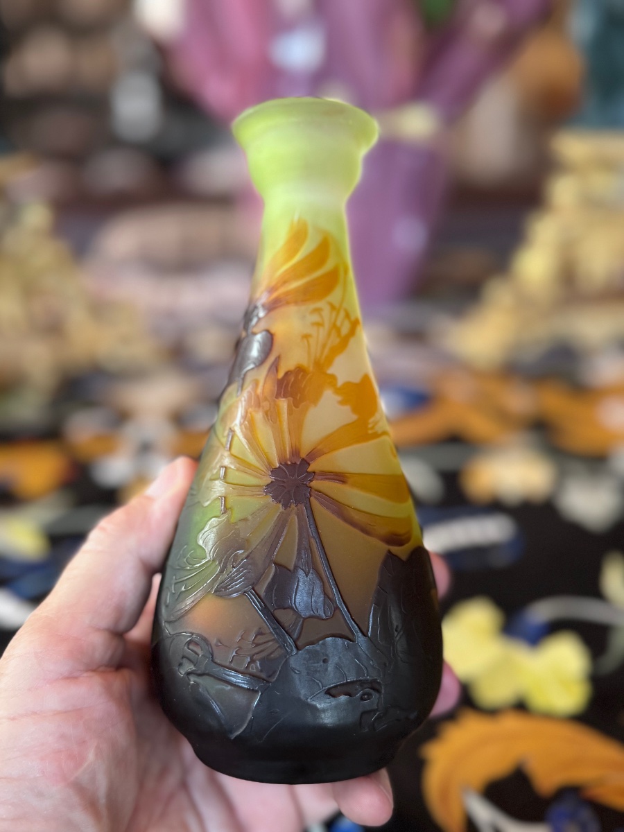 émile Gallé (1846–1904) – Vase With Honeysuckle Design  -photo-2
