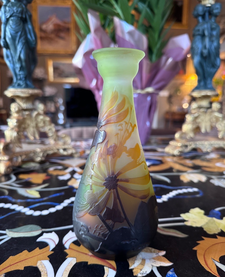 émile Gallé (1846–1904) – Vase With Honeysuckle Design  