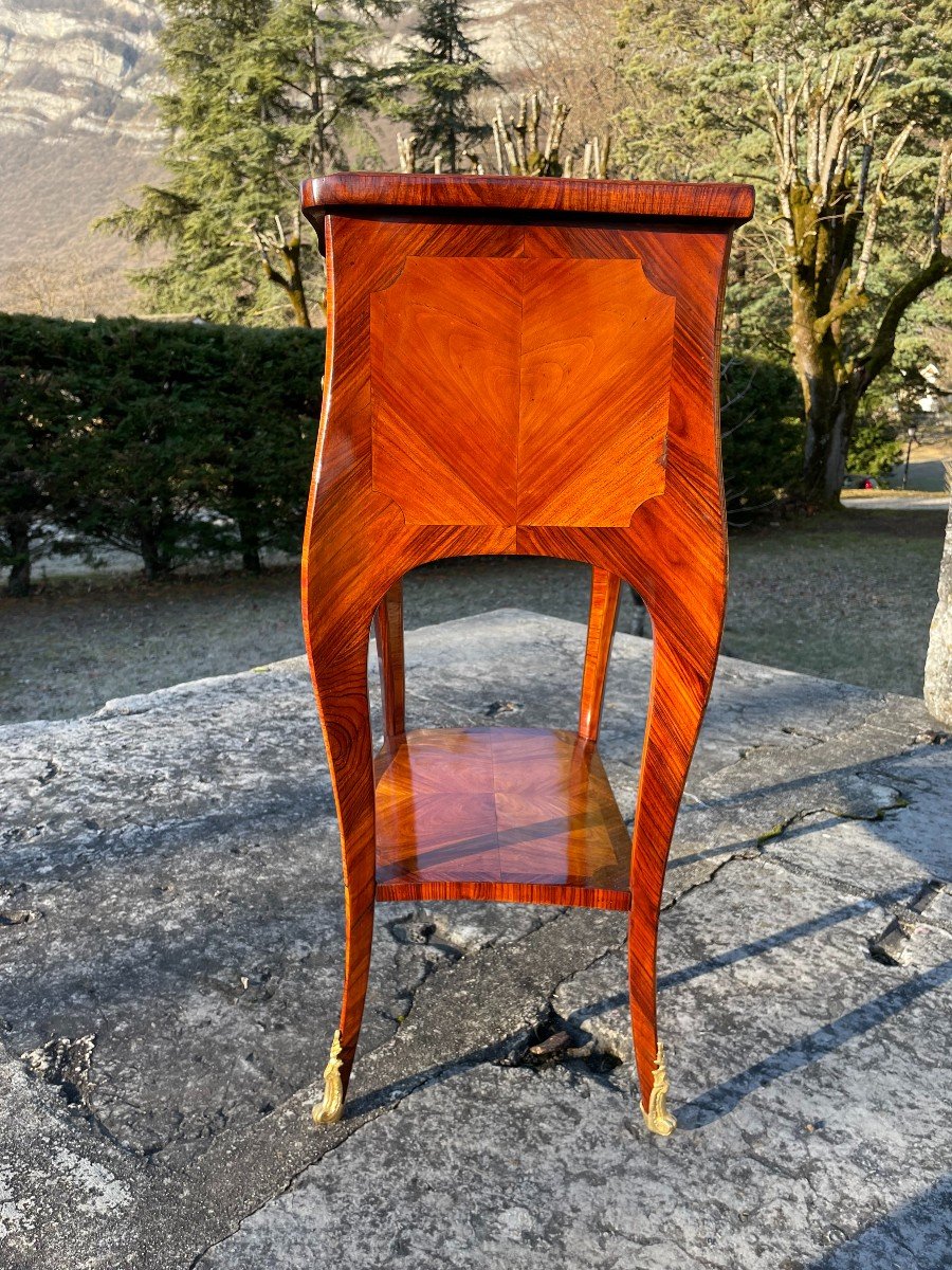 Salon Table Or Chiffonnière Louis XV Period By François Bayer-photo-2