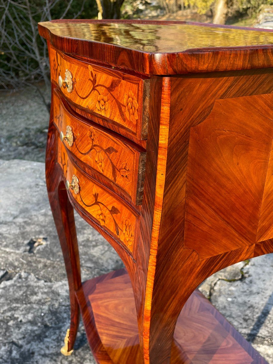 Salon Table Or Chiffonnière Louis XV Period By François Bayer-photo-5
