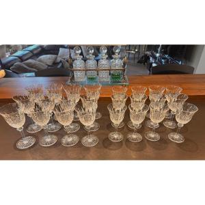 24 Saint Louis Tommy Wine And Water Glasses 
