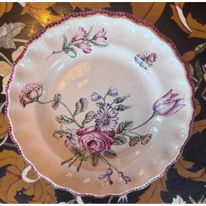 Earthenware Plate From Marseille – Veuve Perrin Factory – 18th Century  