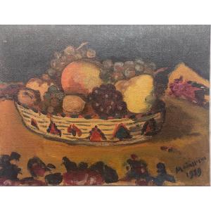 Lucien Mainssieux (1885-1958) - Still Life With Fruit, 1929