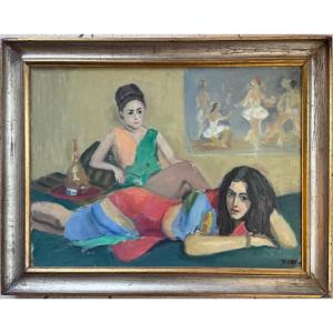 René Ruby (1908-1983) – Femmes au repos et danseuses .