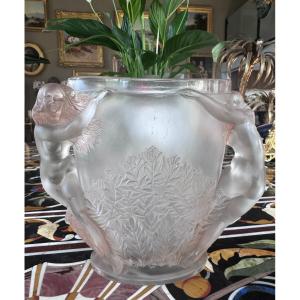 Marius-ernest Sabino – “aux Nymphes” Vase – 1929 .