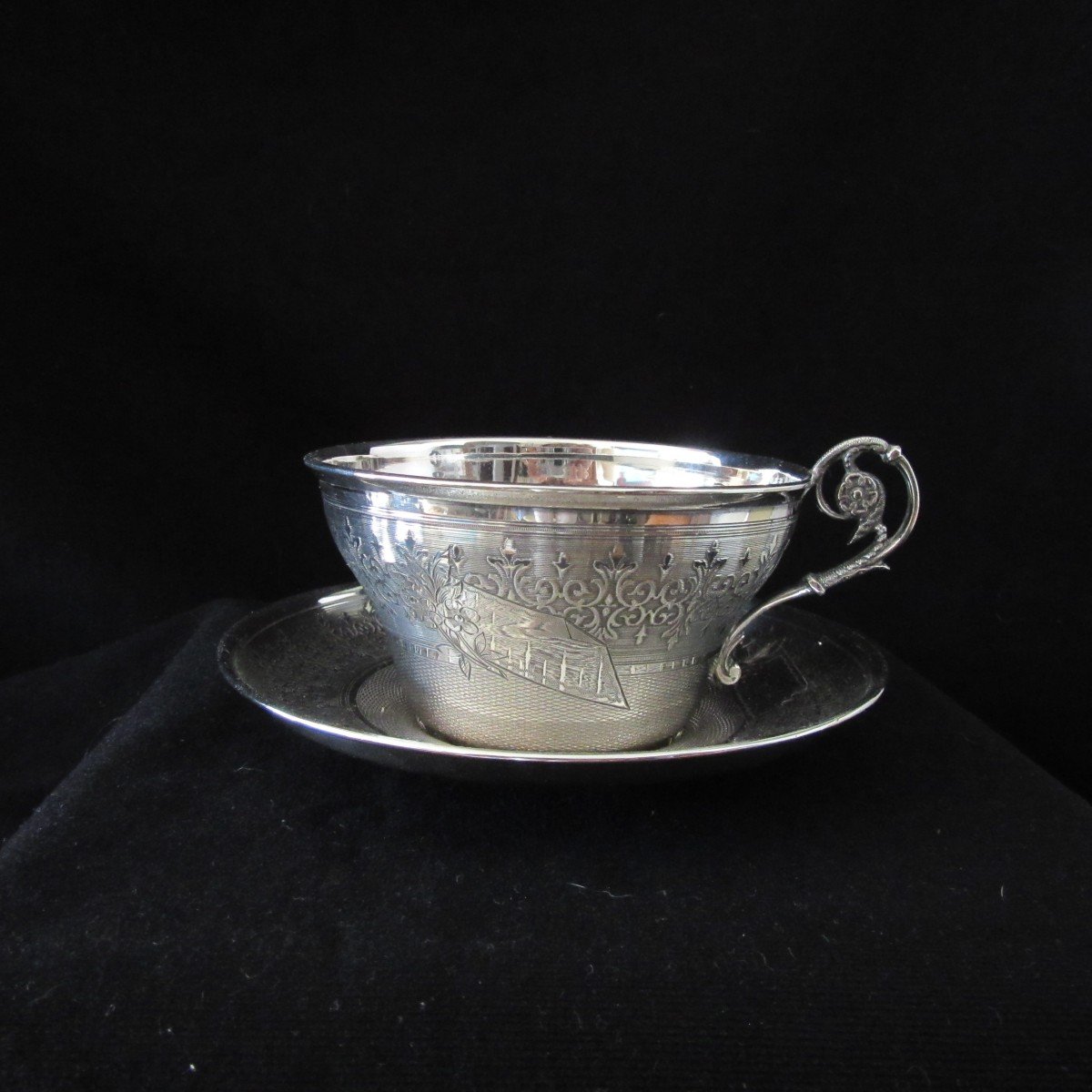 Tasse En Argent De Style Louis XVI-photo-3