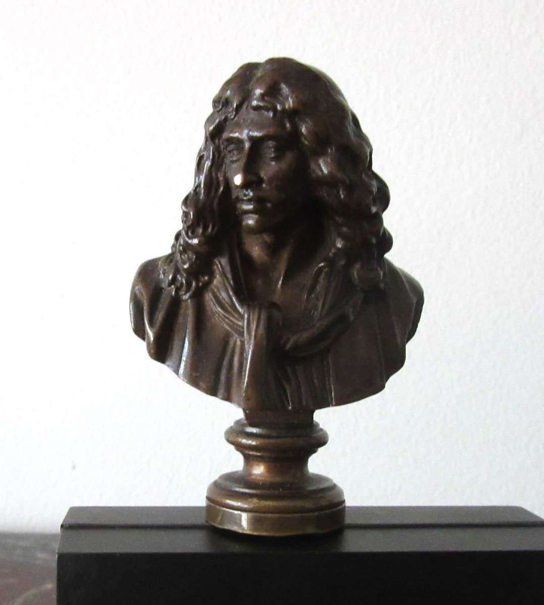 Bronze Buste de Molière Signé F. Barbedienne 19ème